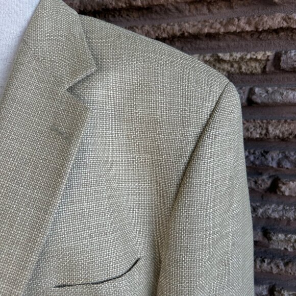 Chaps 100% Silk Men’s 2 Button Blazer Sport Coat Size 48R - Picture 5 of 9